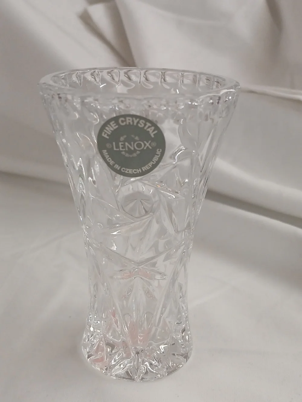 Lenox Clear Crystal Cut-Pattern Vase